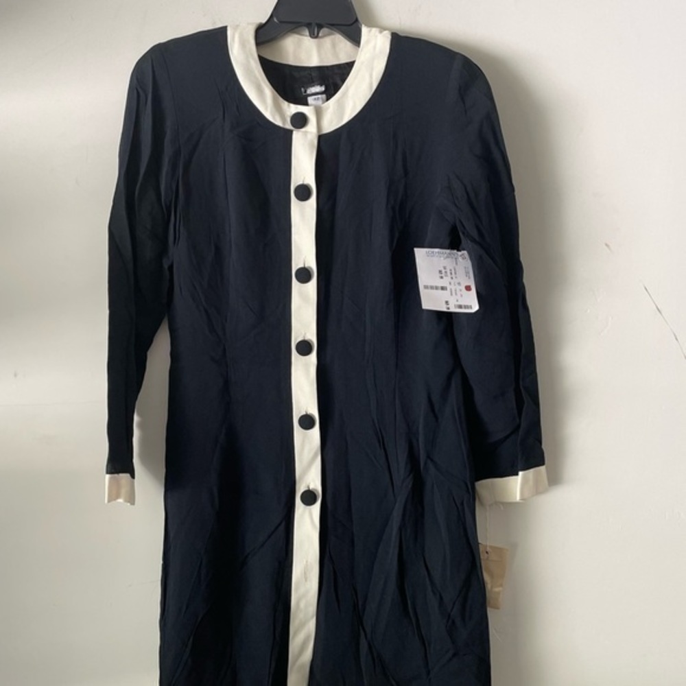 LOWHMANN’S Women Long Sleeve Buuton Down Dress Size 12